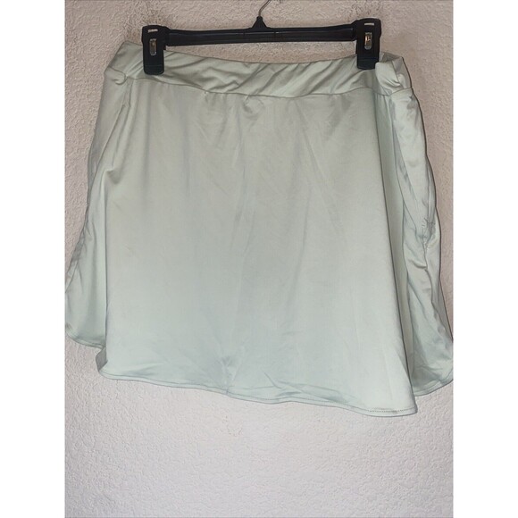 new skort Athletic Tennis Gym XXL Green Pocket Athleisure pickleball sports - Picture 2 of 7